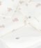 Confezione regalo in cotone con stampa neonato MARSHMALLOW/ BRUN