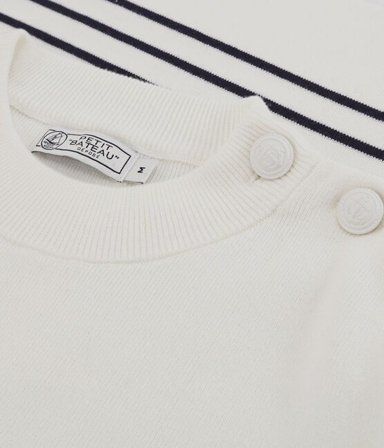 Pull marinaro Uomo bianco MARSHMALLOW/blu SMOKING