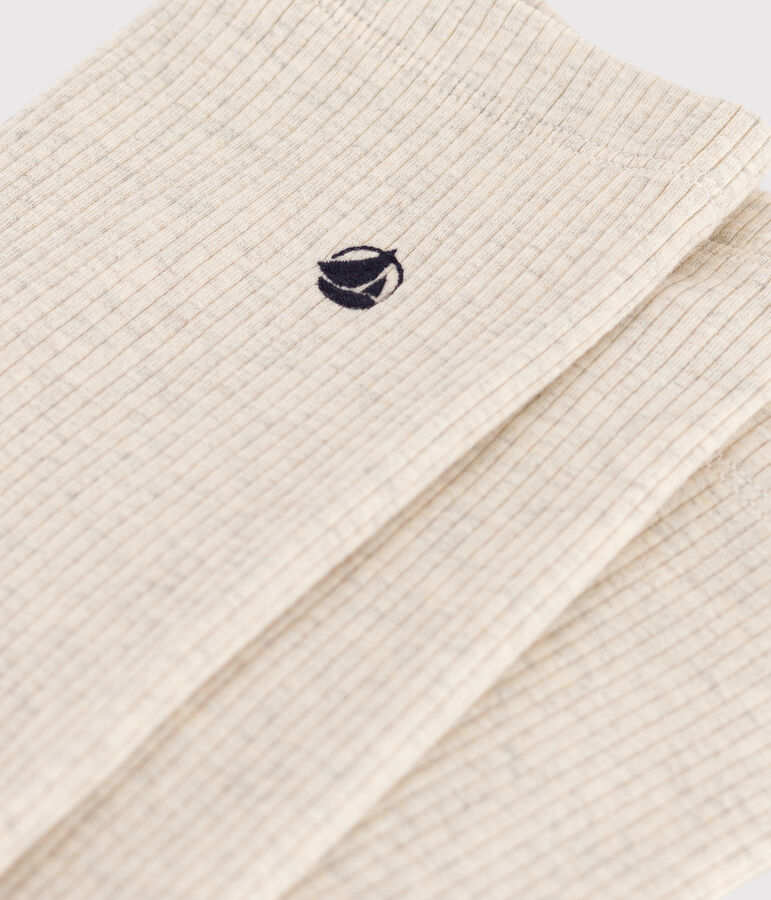 Leggings bambina in cotone beige MONTELIMAR CHINE