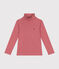 Dolcevita in cotone bambina/bambino rosa ROSEWOOD