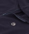 Felpa con zip e cappuccio bambino blu SMOKING