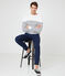 Pull marinaro uomo bianco MARSHMALLOW/blu SMOKING