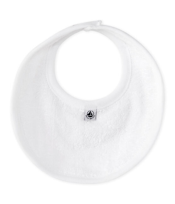 Bavaglino bebé unisex stampato rosa VIENNE/bianco MULTICO
