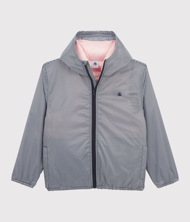 Giacca a vento 3 in 1 riciclato bambino rosa