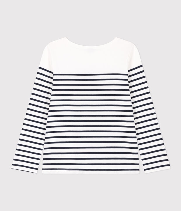 Marini&egrave;re in cotone Donna bianco/blu