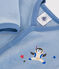 Pigiama in ciniglia neonato blu BEACH