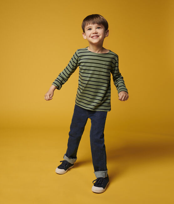 T-shirt in cotone bambina - bambino verde VALLEE