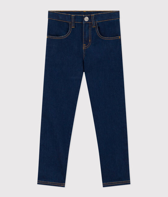 Pantaloni slim in denim bambina blu DENIM BRUT