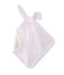 Doudou bebè rosa VIENNE/bianco ECUME