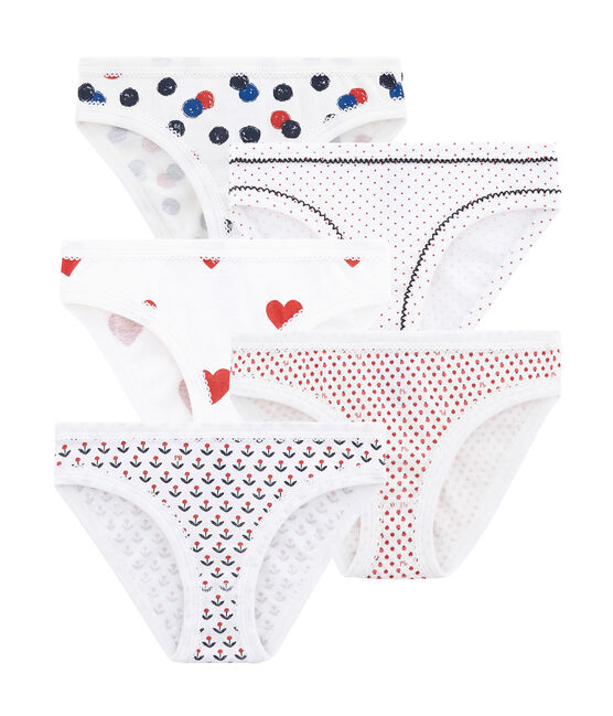 Lotto di 5 culottes per bambina variante 1