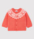Cardigan 100% lana bebè.