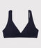 Reggiseno in cotone stretch Donna blu SMOKING