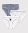 Trio slip bambina multicolore