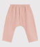 Pantaloni bebè in garza di cotone rosa SALINE