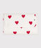 Materassino fasciatoio in cotone neonato bianco MARSHMALLOW/rosso TERKUIT