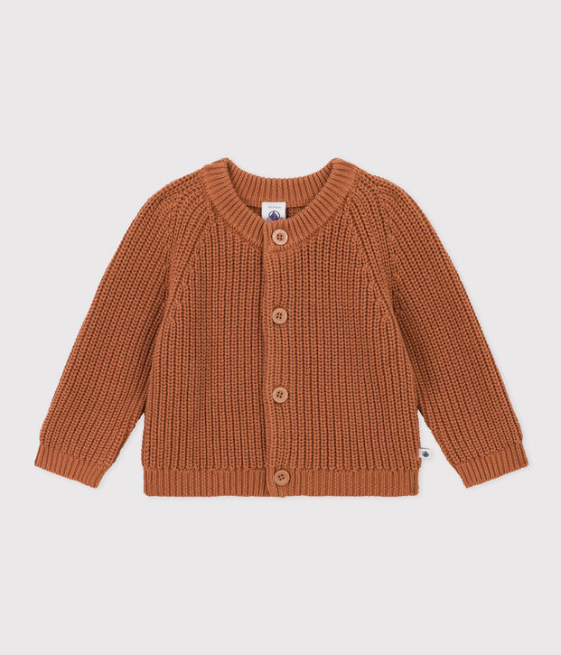 Cardigan in tricot di cotone beb&egrave; ALEZAN