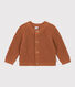 Cardigan in tricot di cotone bebè