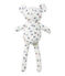 Doudou orsetto per bebè maschio stampato bianco LAIT/bianco MULTICO