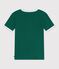 T-shirt a maniche corte in cotone tinta unita donna TREE