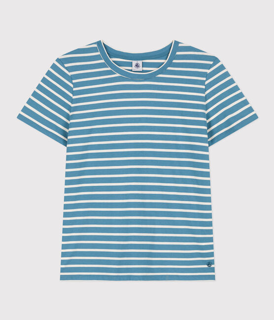 T-shirt LE DROIT girocollo in cotone Donna POLOCHON/ AVALANCHE