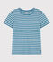 T-shirt LE DROIT girocollo in cotone Donna POLOCHON/ AVALANCHE