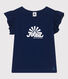 T-shirt in jersey fiammato bambina