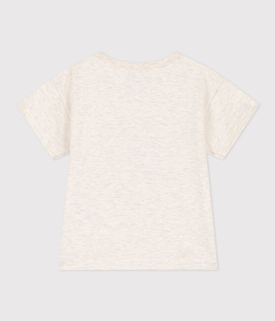 T-shirt a maniche corte in jersey per bebè beige MONTELIMAR CHINE