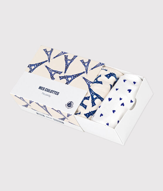 Set di 3 slip Parigi in cotone bambino variante 1