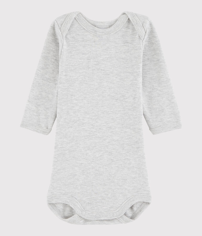 Body manica lunga beb&egrave; unisex grigio BELUGA CHINE