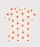 T-shirt LE DROIT girocollo in cotone Donna bianco AVALANCHE/ MULTICO