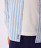 Camicia a maniche lunghe in cotone a righe bambino blu FLO/ MARSHMALLOW