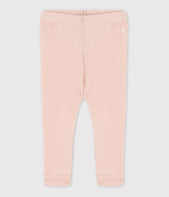 Legging bébé en coton ajouré rosa SALINE