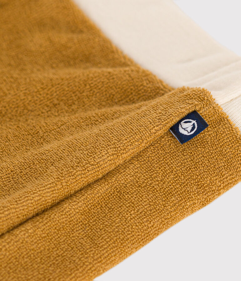 Shorts beb&egrave; in spugna giallo