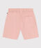 Shorts in twill di cotone e lino bambino rosa SALINE
