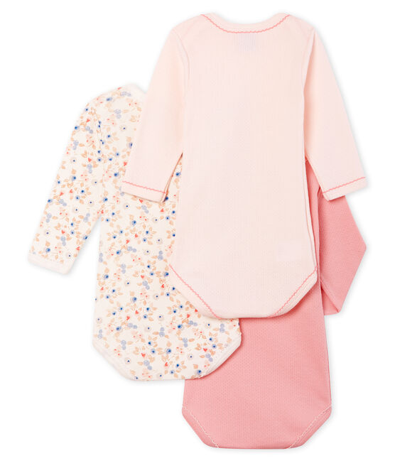 Trio body manica lunga bambina variante 1