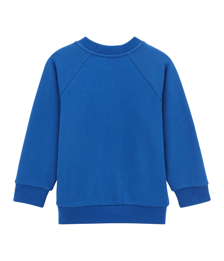 Sweat shirt enfant gar&ccedil;on blu