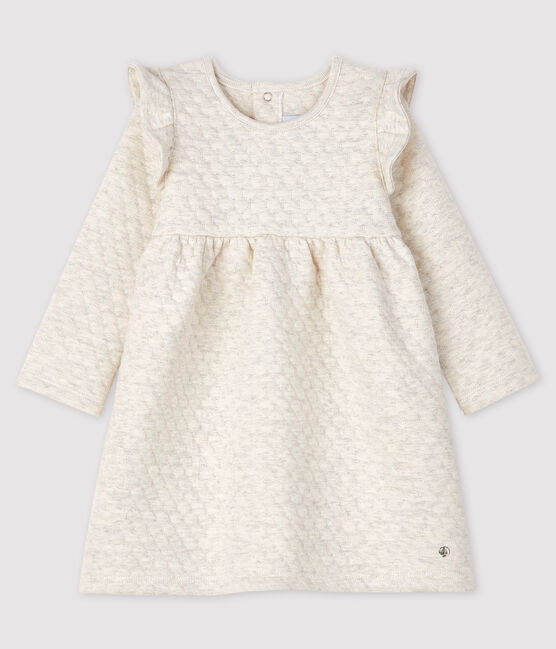Abito a maniche lunghe da bebè femmina beige MONTELIMAR CHINE