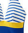 Costume da bagno donna intero bianco MARSHMALLOW/blu PERSE/ MULTICO