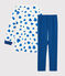 Camicia da notte cuori bambina in molleton con leggings bianco MARSHMALLOW/bianco MULTICO