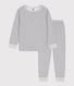 Pigiama bambino unisex in tubique a righe