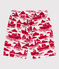 Shorts da mare bambino riciclati con stampa rosso AVALANCHE/ ROUGE