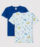 Confezione da 2 t-shirt manica corta animali yoga bambino variante 1