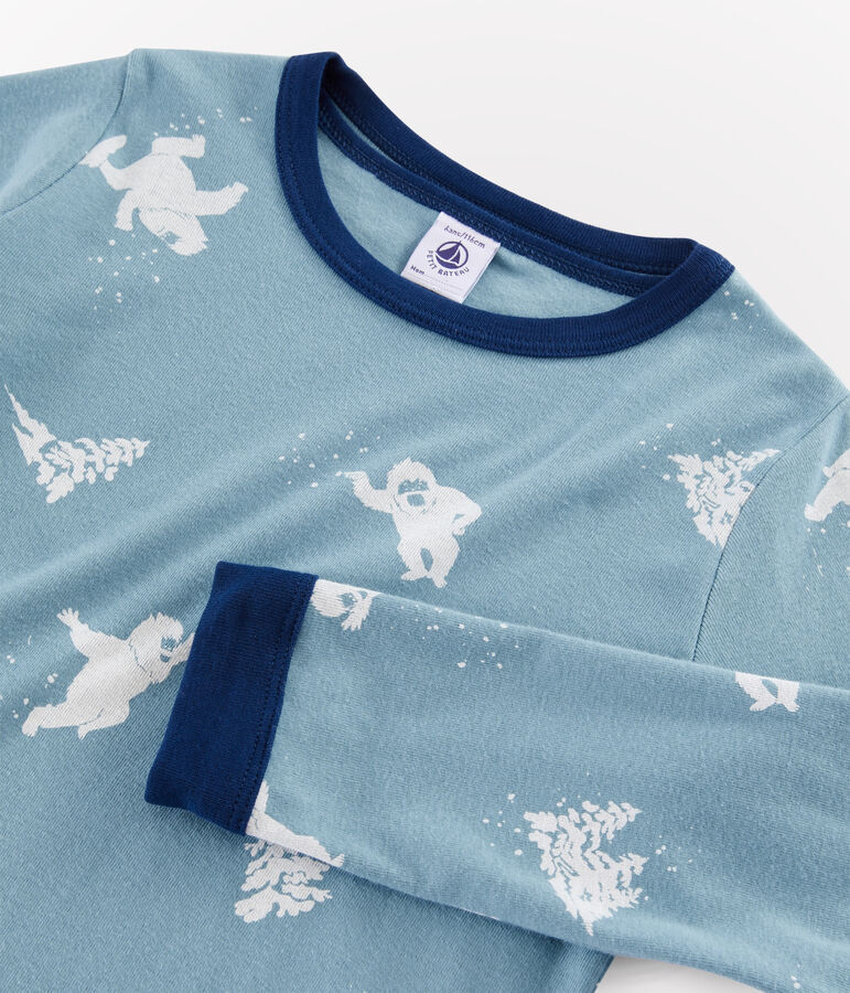 Lotto di 2 pigiami bambino a coste multicolore