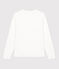 T-shirt La Regular scollo a V in cotone Donna bianco ECUME