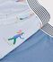 Set di boxer in cotone con stampa sciatori bambino multicolore