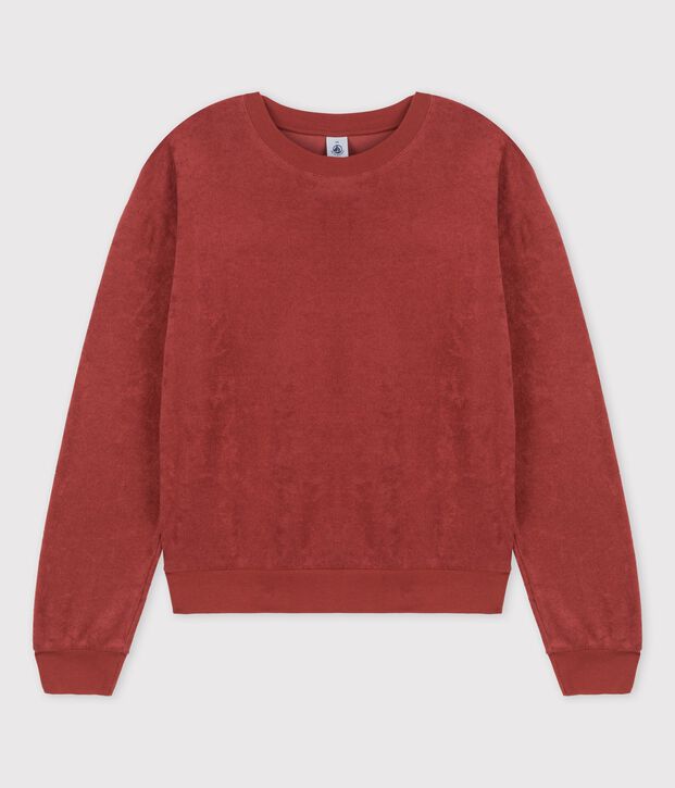 Felpa in cotone Donna marrone