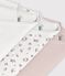 Set di body incrociati a maniche lunghe in cotone fantasia neonato multicolore
