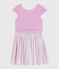 Abito da cerimonia in crêpe e tulle bambina rosa BOHEME