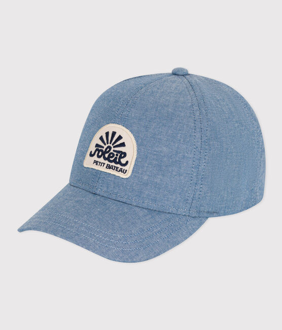 Cappellino in denim celeste bambino DENIM TRES CLAIR