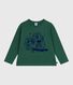 T-shirt a maniche lunghe in cotone con stampa bambino